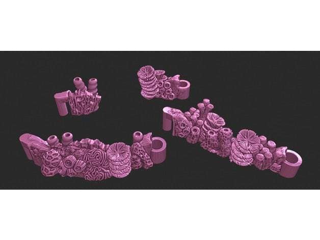 EC3D Ecaroth's Dungeon Sticks - Ocean Coral Set