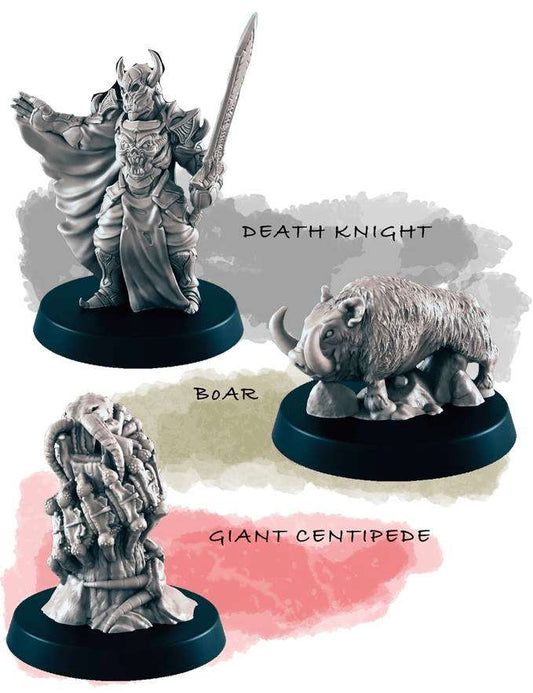 Death Knight, Boar, Giant Centipede-Discount Dungeoneering-
