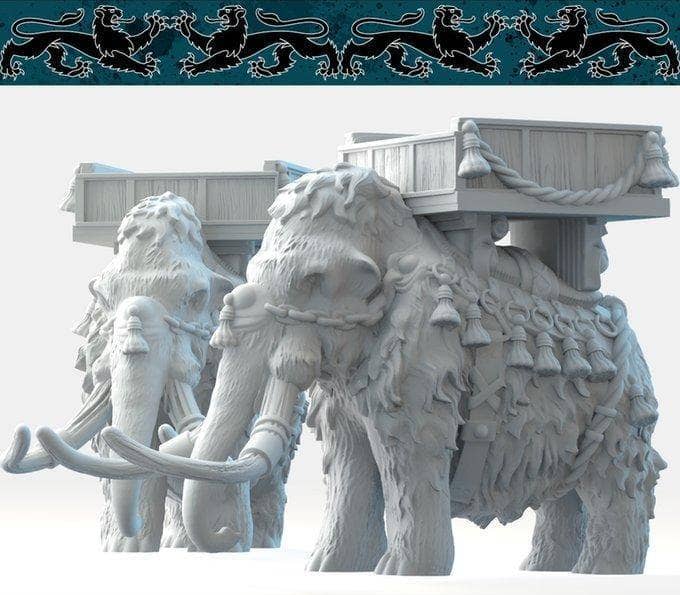 Nafarrate Pose 1 (FDM) / 28mm / Standard Mammoths